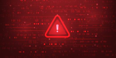 Warned,Virus,Malware,Attack,In,Cyber,Security,Technology,Red,Dark